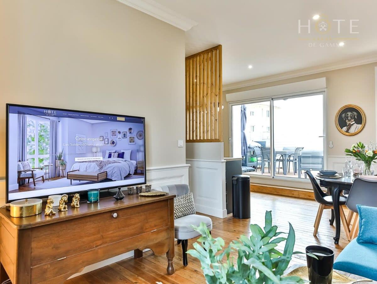 Chaleureux Logement-Centre Ville-Proche Gare-Plage Les Sables-dʼOlonne Exteriör bild